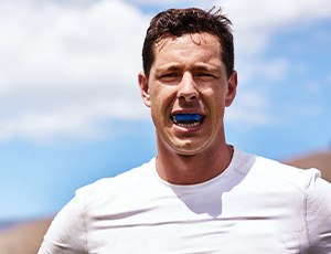 Man wears sportsguard