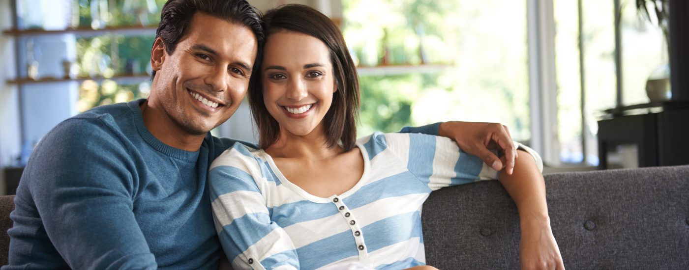smiling couple