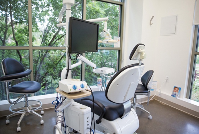 Dental office treatment room