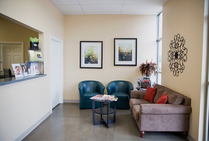 Dental office waiting room