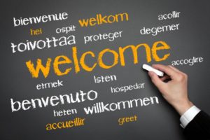 welcome word cloud